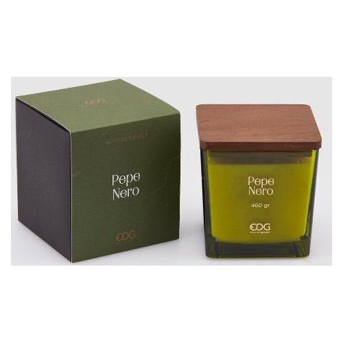 Edg Candela profumata Pepe Nero (11,5cm) Tappo Legno 613759 PN