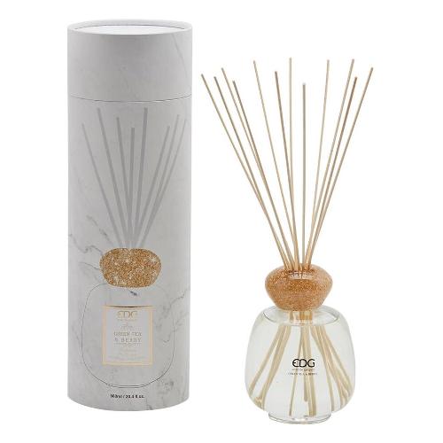 Edg Profumatore a sticks (600ml) Green Tea & Berry tappo marmo Gold 550237 01