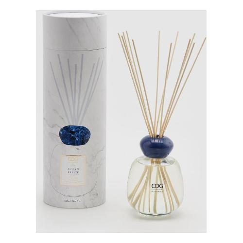 Edg Profumatore a sticks (600ml) Ocean Breeze tappo marmo Blue 550237 80