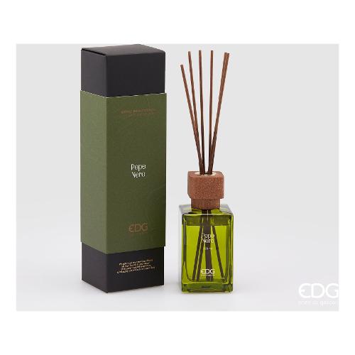 Edg Profumatore a sticks (120ml) Pepe Nero tappo legno 550295 PN