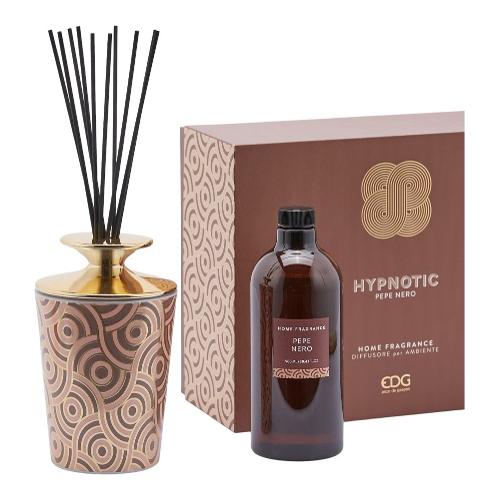 Edg Profumatore a sticks (900ml) Pepe Nero Geometrie HYPNOTIC 550325 PN
