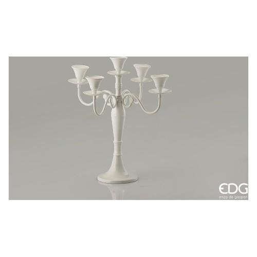 Edg Candelabro 5F (36cm) METAL Bianco 608630 10