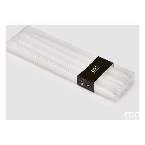 Edg Set candele 4 pz stelo 7h durata (25x2,2cm) Bianco 612991 10