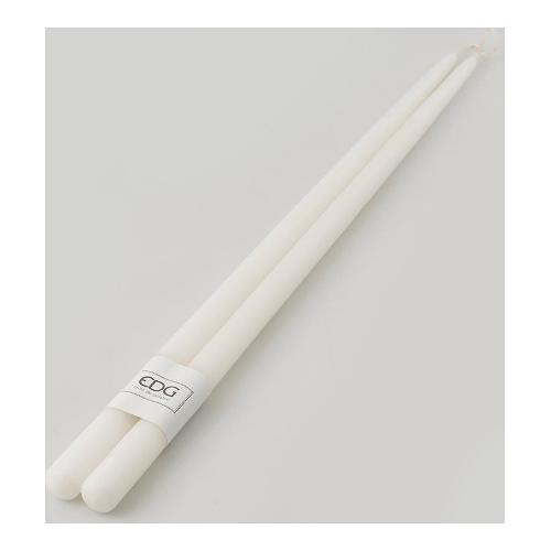 Edg Set candele 2 pz stelo 12h durata (2,2x50cm) Bianco 611661 10