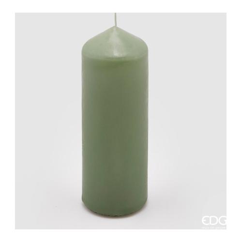 Edg Candela cilindro (6,8x20cm) CLASSIC Verde salvia 613558 88