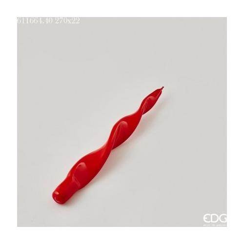 Edg Candela Fiamma 6h durata (27x2,2cm) Rosso 611664 40
