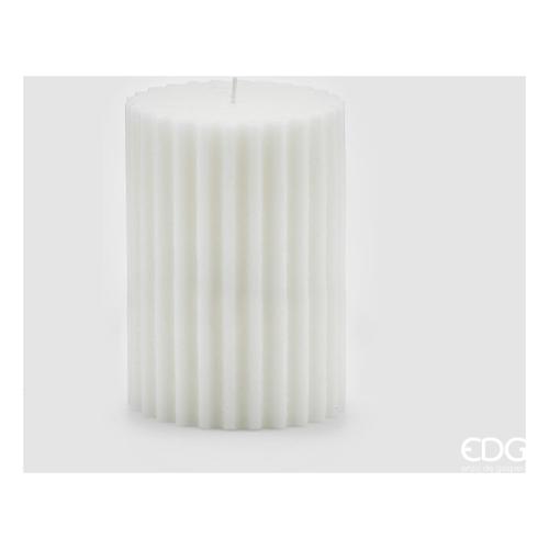Edg Candela rustica rigata (10x15cm) Bianco 610210 10
