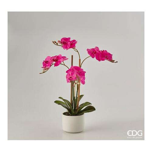 Pianta artificiale Vaso Orchidea Fuxia 214027,59