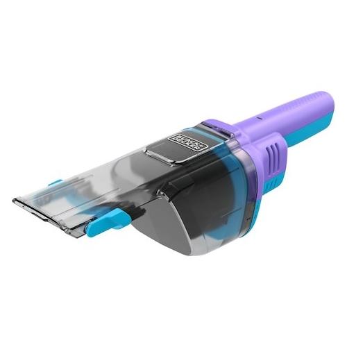 Black & Decker Mini aspirapolvere DUSTBUSTER Litio Viola e Azzurro 7,2V NVD220BP Batteria integrata