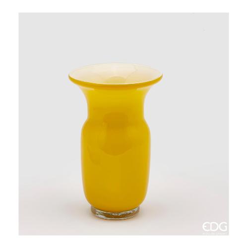 Edg Vaso Vetro (16x26cm) Anfora Giallo 105882 20