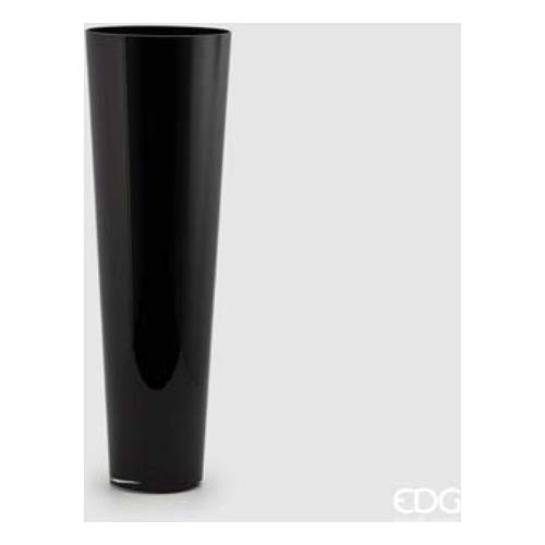 Edg Vaso Vetro (23x70cm) svasato Nero 101152 900