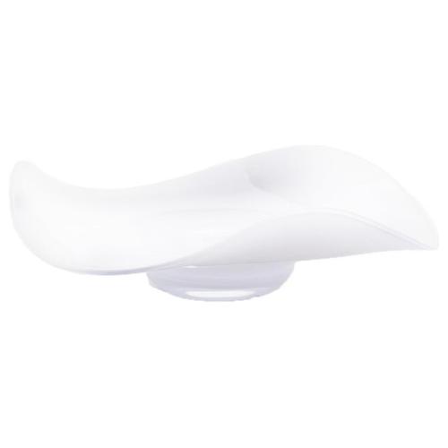 Edg Centro tavola Vetro (50x14cm) Piatto Onde Bianco 103317 10