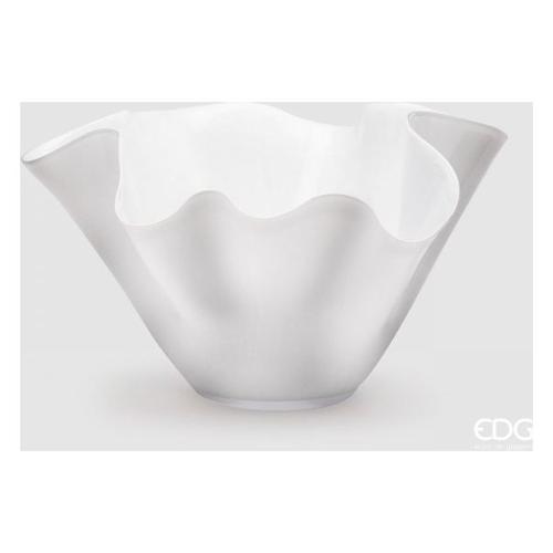 Edg Centro tavola Vetro (44x28cm) Drappo Bianco 109033 10