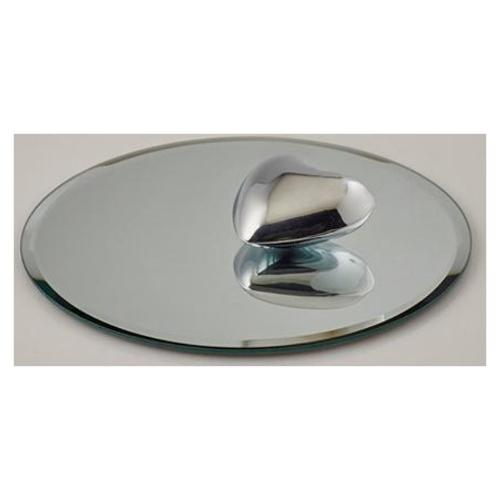 Edg Piatto decorativo Vetro (12cm) base specchio Silver 101748 02