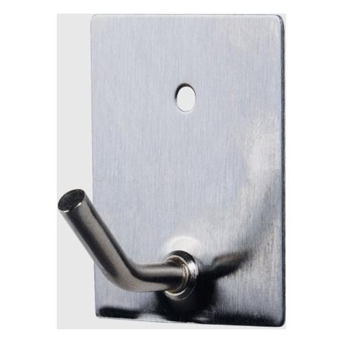 La Briantina Set ganci adesivi portata max 1 Kg BRILLÀ Inox GAN04450A 3 pz