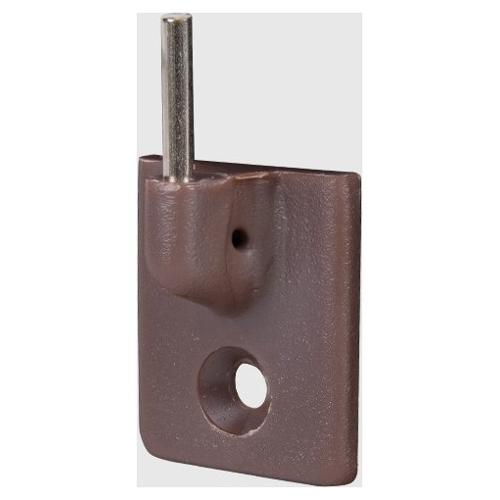 La Briantina Set supporti bacchette tenda BRILLÀ Adesivi Marrone GAN04325A 8 pz