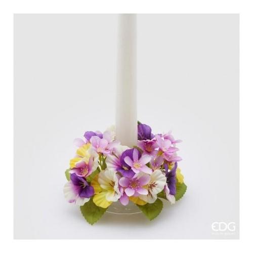 Edg Corona decorativa (12cm) Panse viola 215985 68