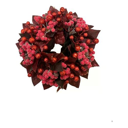 Edg Corona natalizia (15 cm) Girocandela Bacche ghiacciate 685189 48