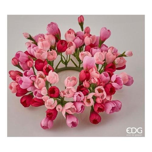 Edg Corona decorativa (21cm) Crocus Pink 219967 55