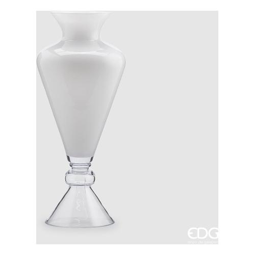 Edg Vaso Vetro (30x70cm) anfora Bianco e Trasparente 100586 10