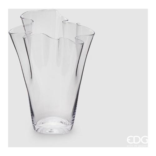 Edg Vaso Vetro (23x29cm) Drappo Trasparente 100869 00