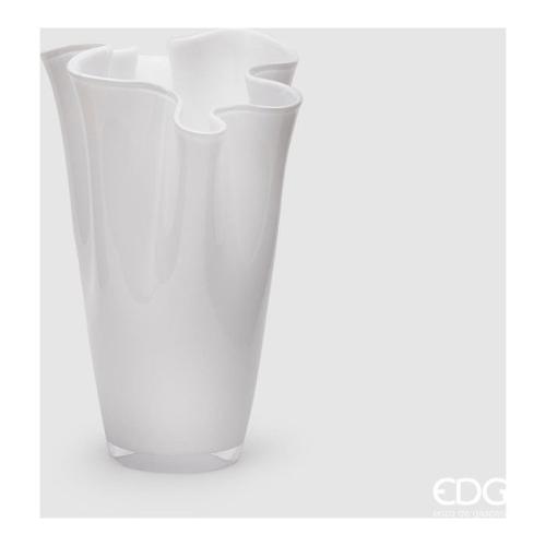 Edg Vaso Vetro (30x40cm) Drappo Bianco 100870 10