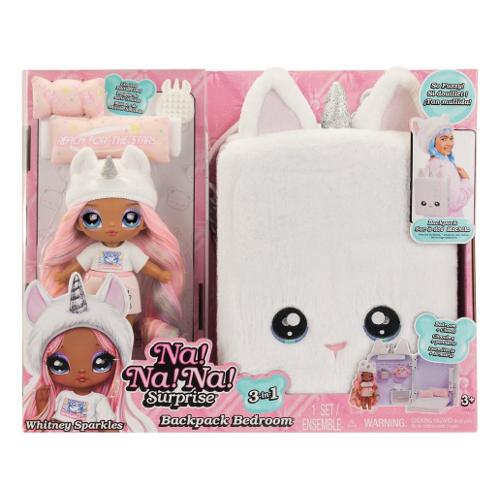 Mga Bambola Backpack 3 in 1 Bedroom Unicorn Whitney NA!NA!NA! SURPRISE 592365