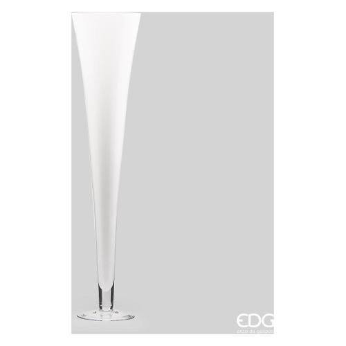 Edg Vaso Vetro (20x80cm) Imbuto Bianco 103869 10