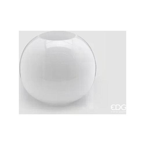 Edg Vaso Vetro (23x20cm) Sfera Bianco 105078 10