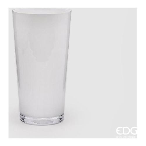 Edg Vaso Vetro (16x32cm) Svasato Bianco 106104 10