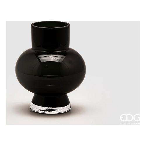Edg Vaso Vetro (15x19cm) con Sfera Grigio scuro 106019 99