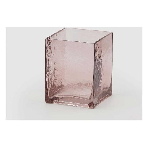 Edg Vaso Vetro (12x12x15cm) quadro Rosa 106772 50
