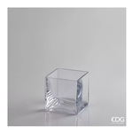 Edg Vaso cubo 25x25x25 TRASP. 102023.00
