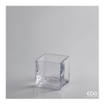 Edg Vaso cubo 10x10x10 vetro 106443.00