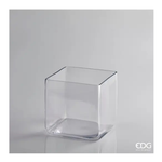 Edg Vaso cubo 15x15x15 vetro 109933.00