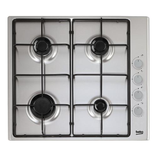 Beko Piano cottura gas 4 zone HIGG 641C3 SX Inox (60cm) 7754783861
