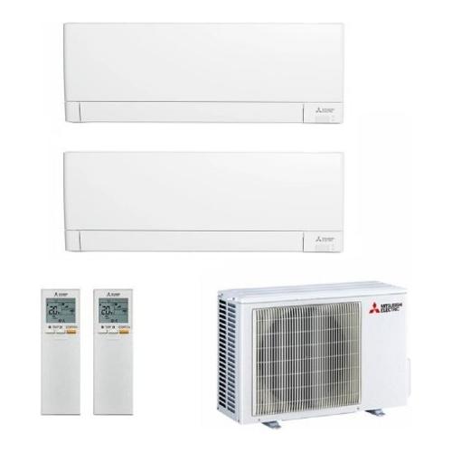 Mitsubishi Condizionatore fisso dual 3,5 + 3,5 Kw PLUS Msz Ay35Vgkp White MSZAY35VGK, MSZAY35VGP MXZ2F53VF