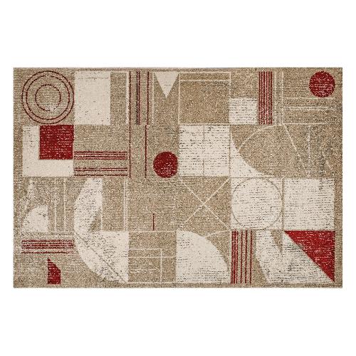 ART Tappeto Classic geometric red L 190 x 133 cm AMARTX133X190CLAGRE