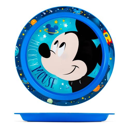 Home Piatto piano bimbo Plastica (20,5cm) MICKEY Blu 9934001