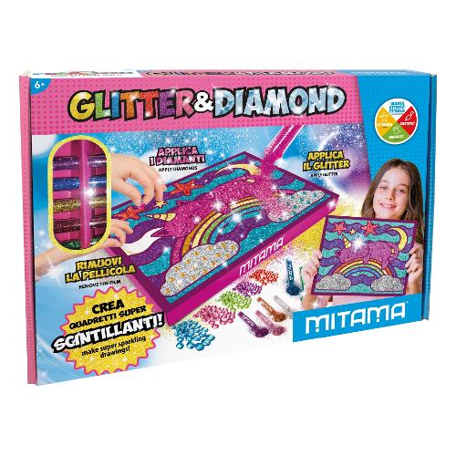 Giochi Creativi Set Glitter Creative 50 Pezzi Mitama