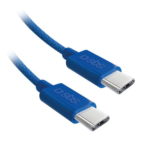 Sbs Cavo USB C 2.0 60W Blu 1,5m TECABLETISSUETCCB