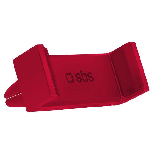 Sbs Supporto auto smartphone AIR CLIP Universal Car Holder Rosso TESUNSUPCLIPR