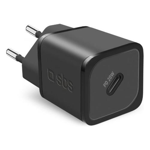 Sbs Caricabatterie USB Type-C NANOTUBE 20W Power Delivery Black TETRGAN1C20K