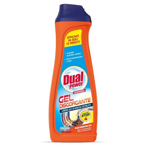 Dual Power Disgorgante PROFESSIONAL Gel flacone 1,0 lt DS9123