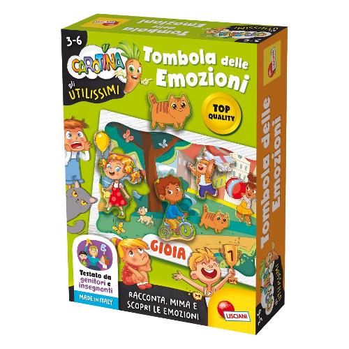 Lisciani Gioco educativo Tombola delle Emozioni CAROTINA UTILISSIMI 102815