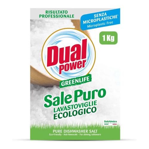 Dual Power Sale lavastoviglie Puro ecologico GREENLIFE scatola 1 Kg DPBIO001