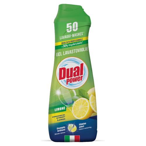 Dual Power Detersivo lavastoviglie Gel limone flacone 1,0 lt LV9160