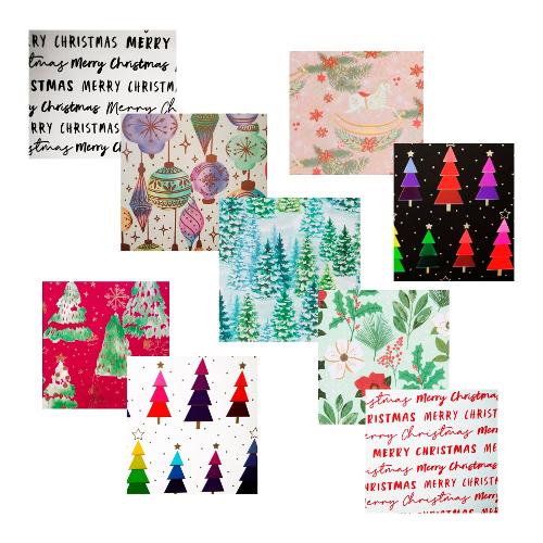 Star Rotolo carta regalo natalizia CHRISTMAS Trendy Assortito (200x70 cm)