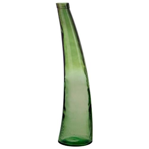 Bizzotto Vaso Vetro (20x80cm) Curvo LOOPY Verde 0202722