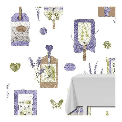 Vingi Tovaglia GIORGIA Antimacchia Lavanda (360x140cm)